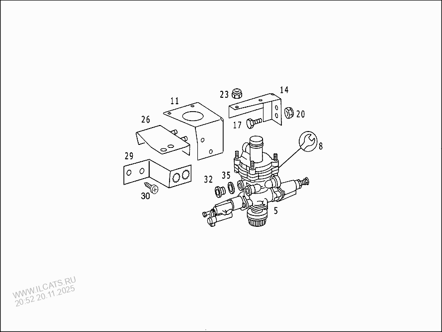 BRAKE POWER AIR MERCEDES VARIO 512 D&(667352)