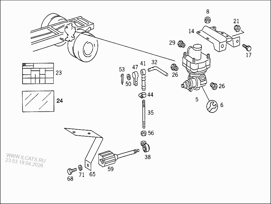 БЛОК КЛАПАНОВ ADBLUE, ПНЕВМОПИТАНИЕ MERCEDES 1016/37&(979076)