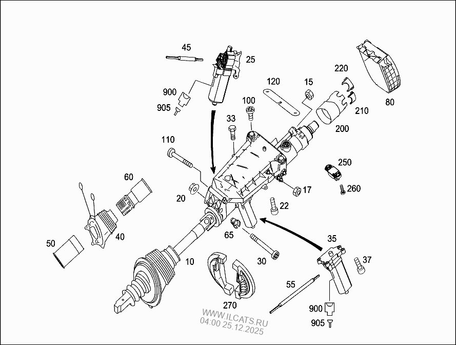 STEERING COLUMN JACKET TUBE AND STEERING SHAFT,ELECTRICALLY ADJUSTABLE