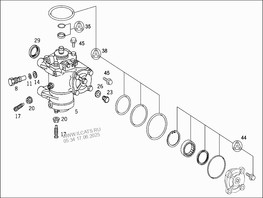 Power Steering Mercedes 712 - 716&Nbsp;(970003)