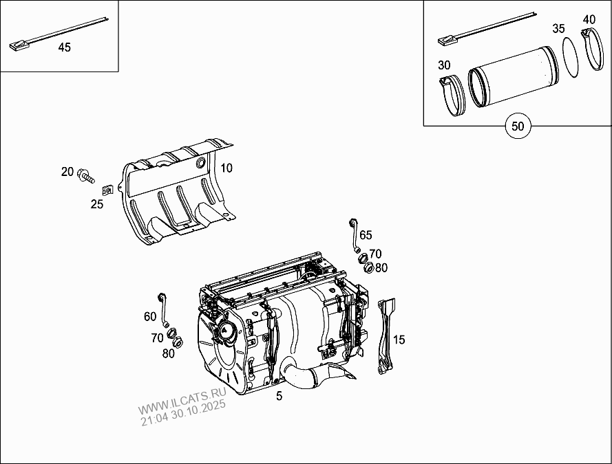 EXHAUST GAS AFTERTREATMENT MERCEDES 12.. F&(967605)