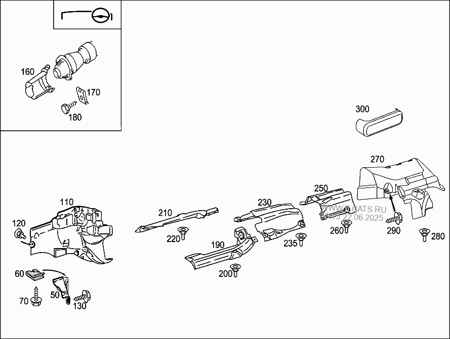 Тип 6 203747. Mercedes a 000 202 00 19 на схеме. A0029949345.