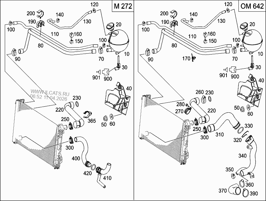 РАСШИРИТЕЛЬНЫЙ БАЧОК,КРЕПЛЕНИЕ И ШЛАНГИ MERCEDES A 170 CDI&(168009)