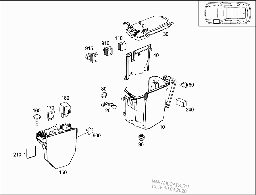 ELECTRICAL EQUIPMENT AND INSTRUMENTS MERCEDES 1635 LS&(645573)