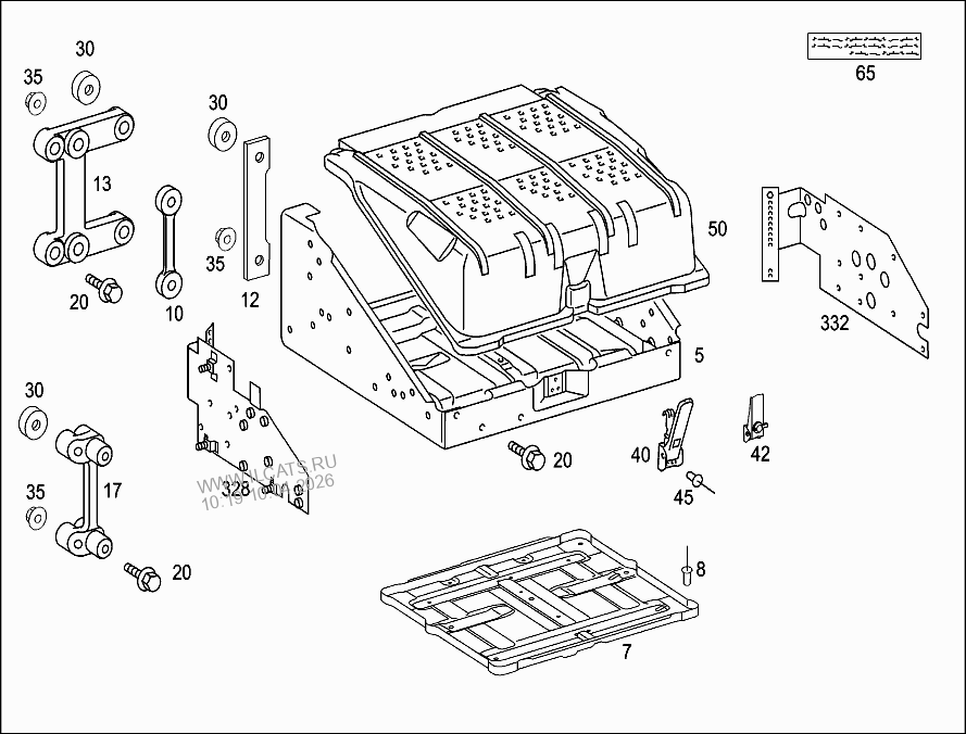 ELECTRICAL EQUIPMENT AND INSTRUMENTS MERCEDES 1635 LS&(645573)
