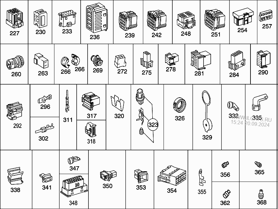 Parts contact