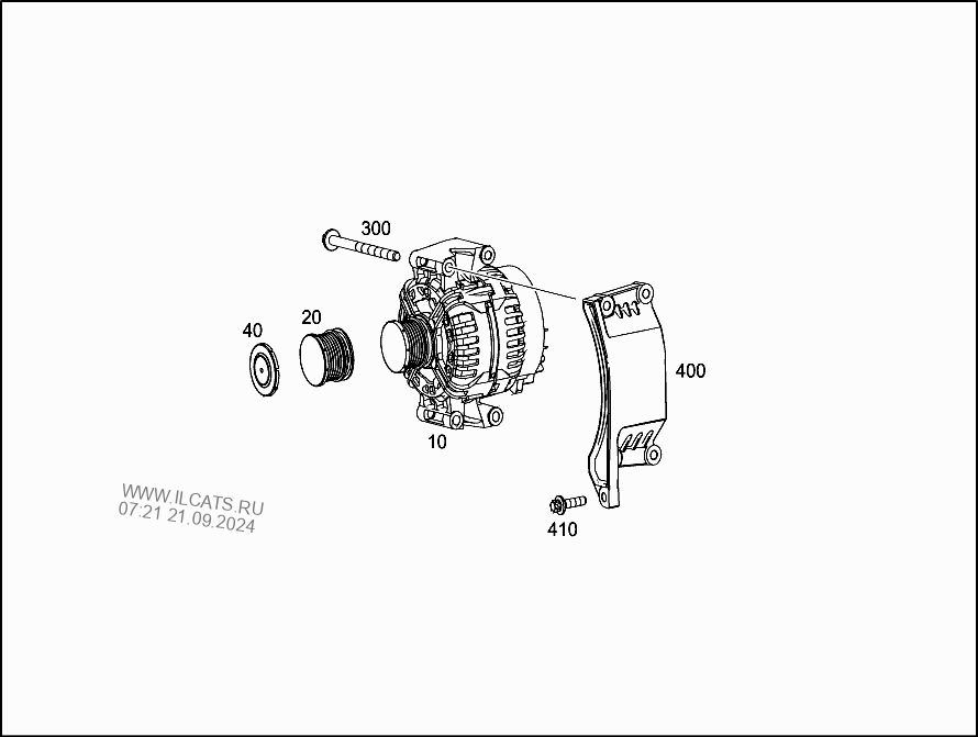 919 32. Era Генератор 14v 180a. 210.643 Генератор.