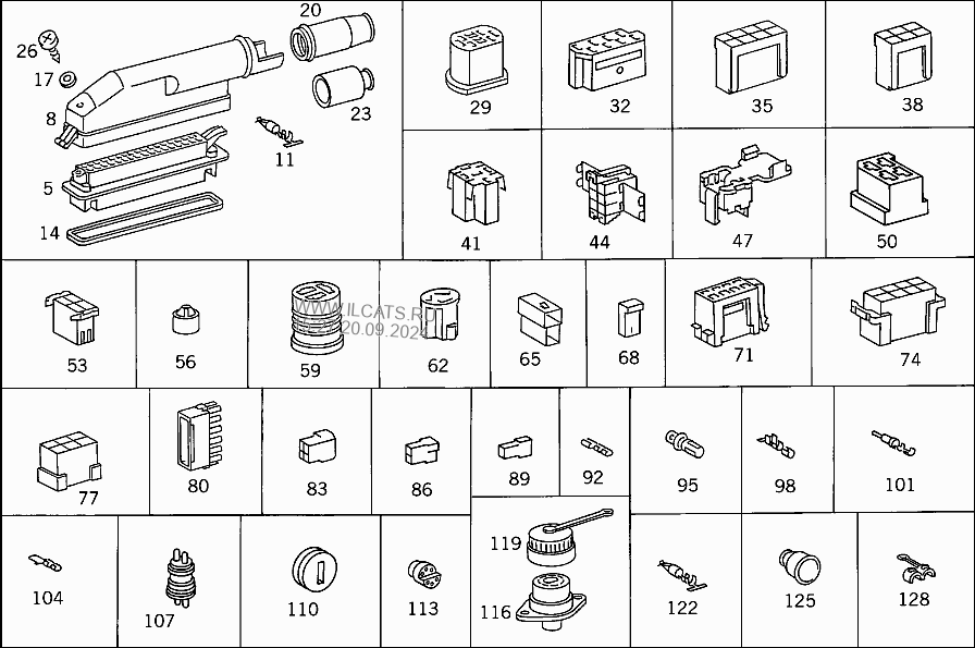 Parts contact