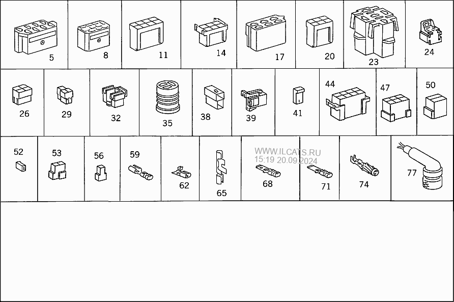 Parts contact