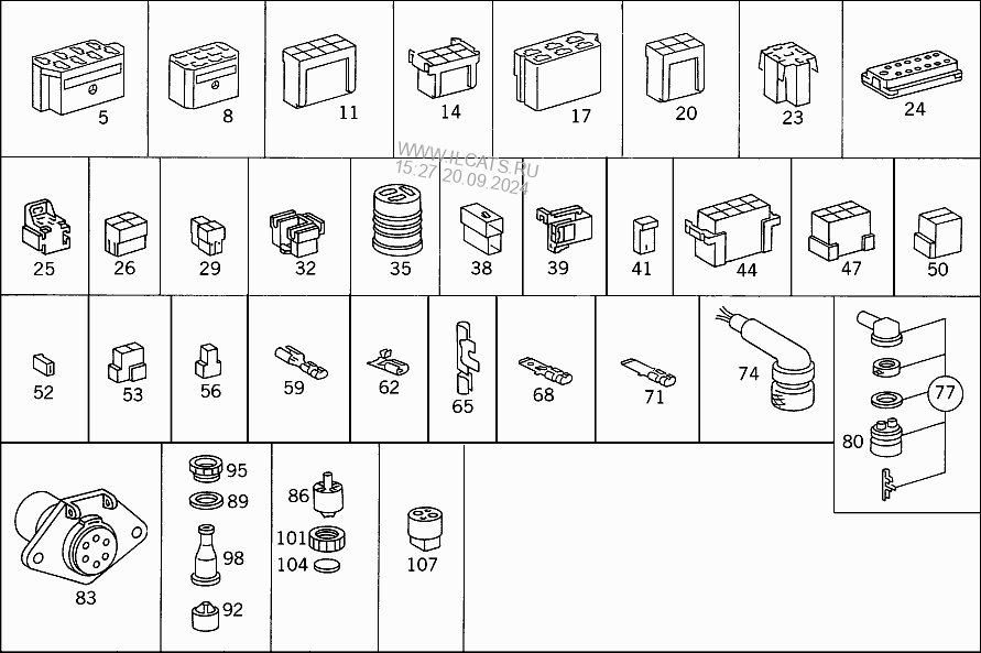 Parts contact