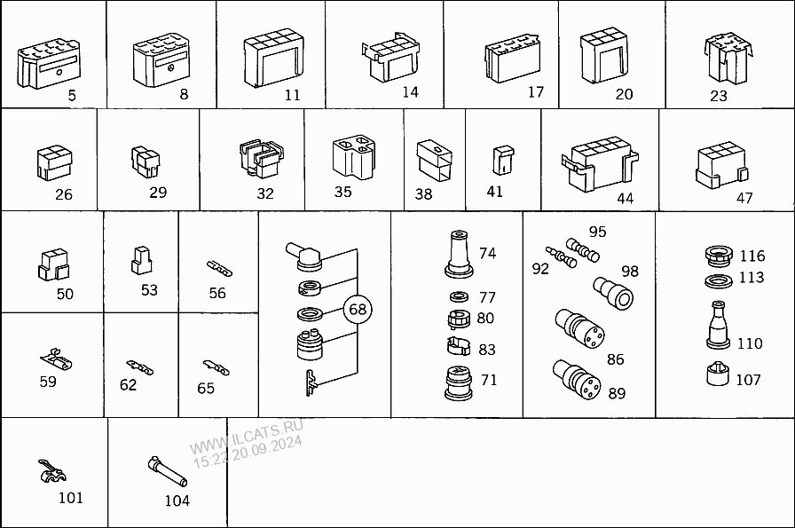 Parts contact