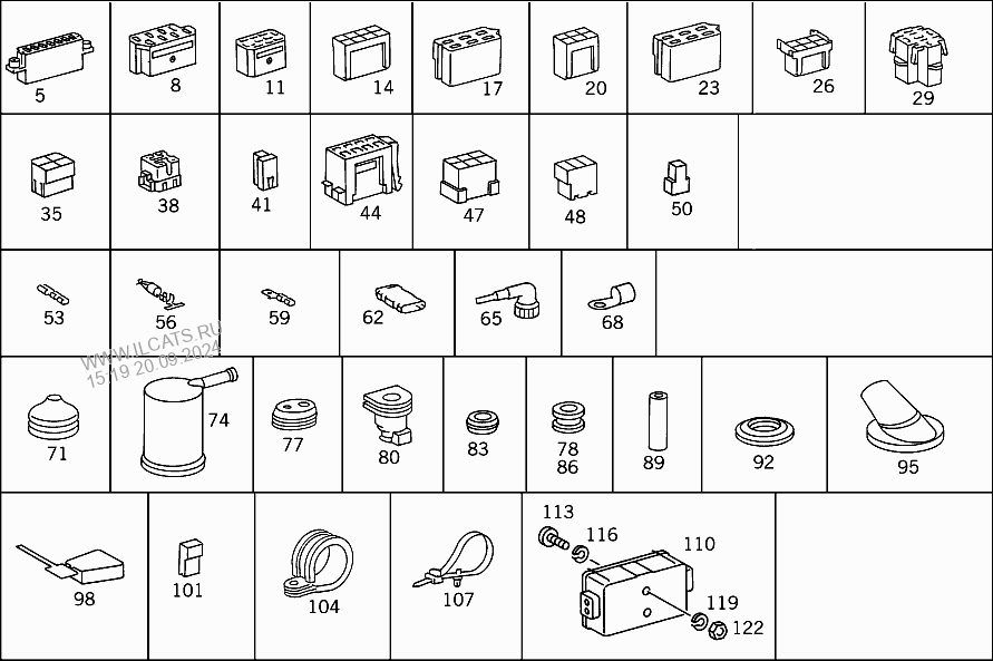 Parts contact