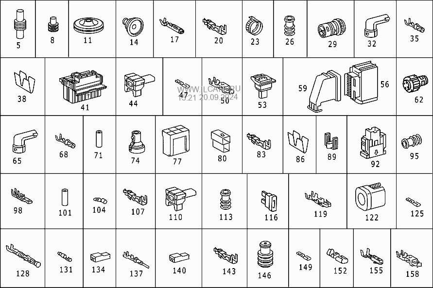 Parts contact