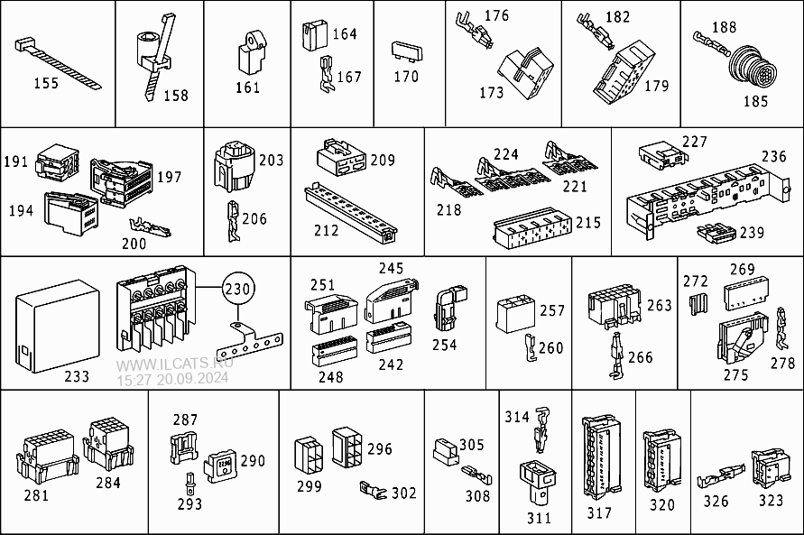 Parts contact