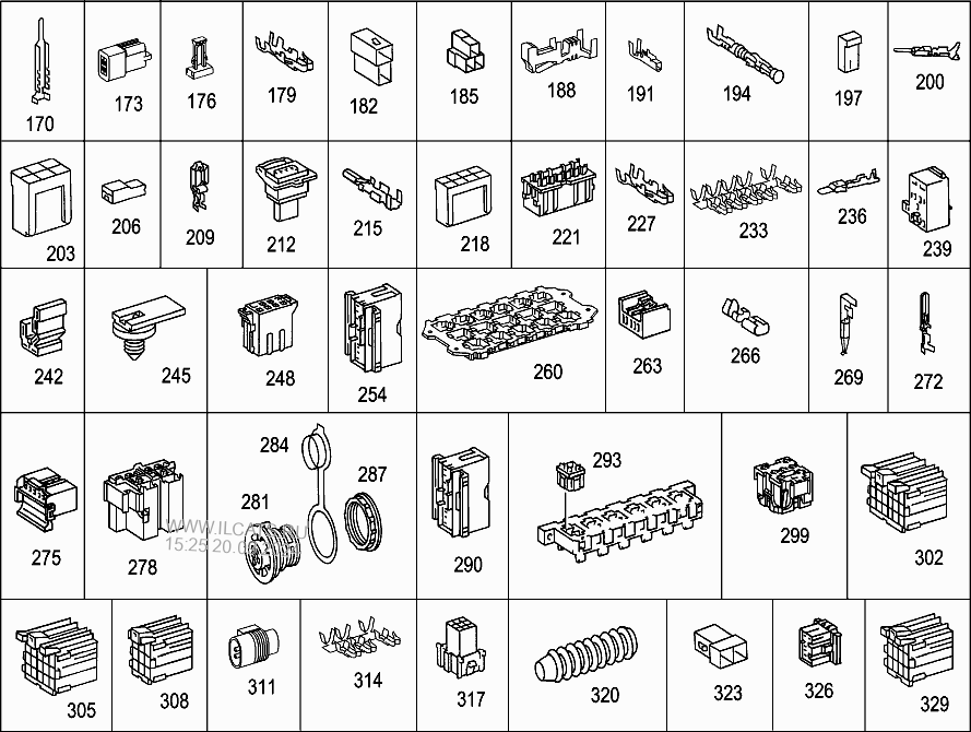 Parts contact