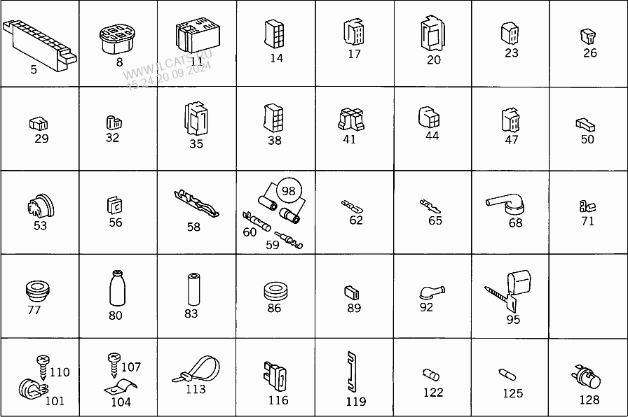 Parts contact