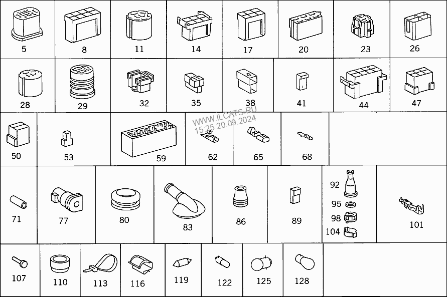 Parts contact