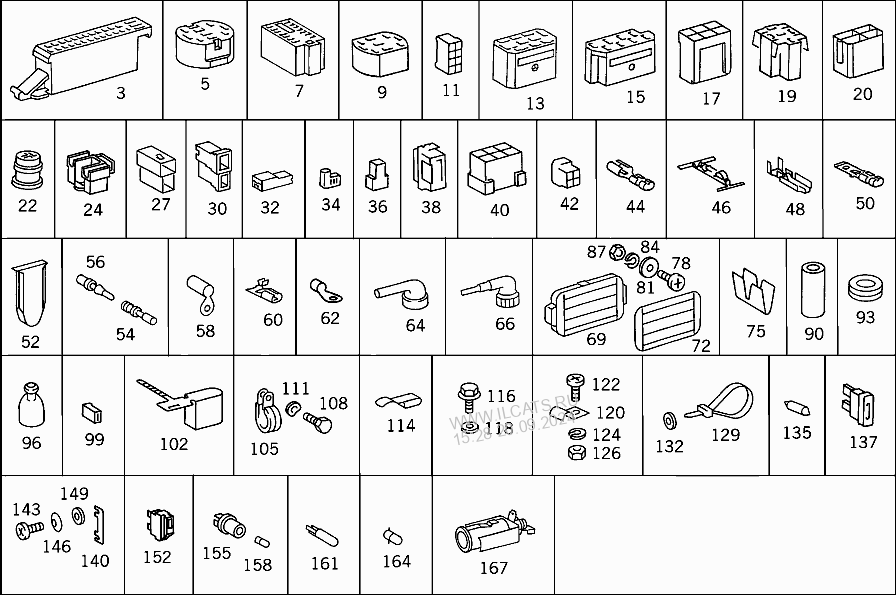 Parts contact