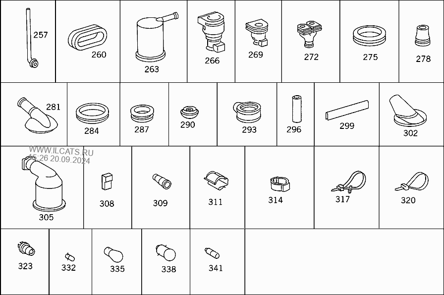 Parts contact