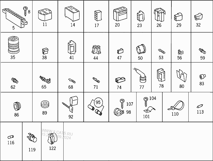 Parts contact