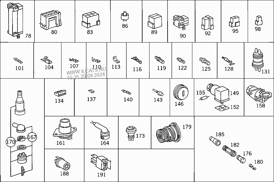 Parts contact