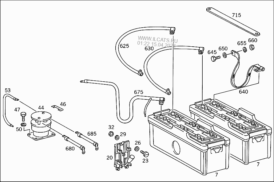 ПАНЕЛЬ БУ И БУ MERCEDES VARIO 512 D&(667351)