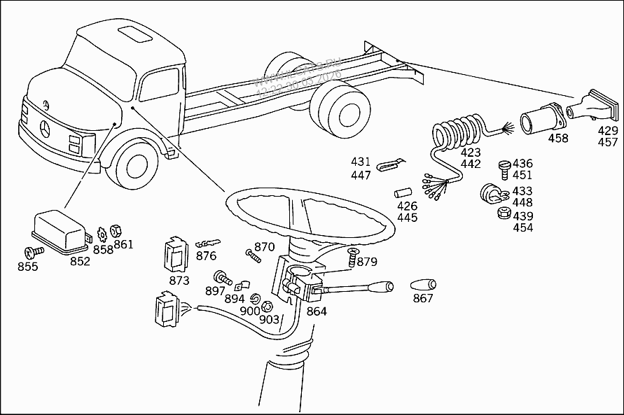 ИНТЕГРАЛЬНАЯ ЗАДНЯЯ ЧАСТЬ MERCEDES 3340 K&(942167)