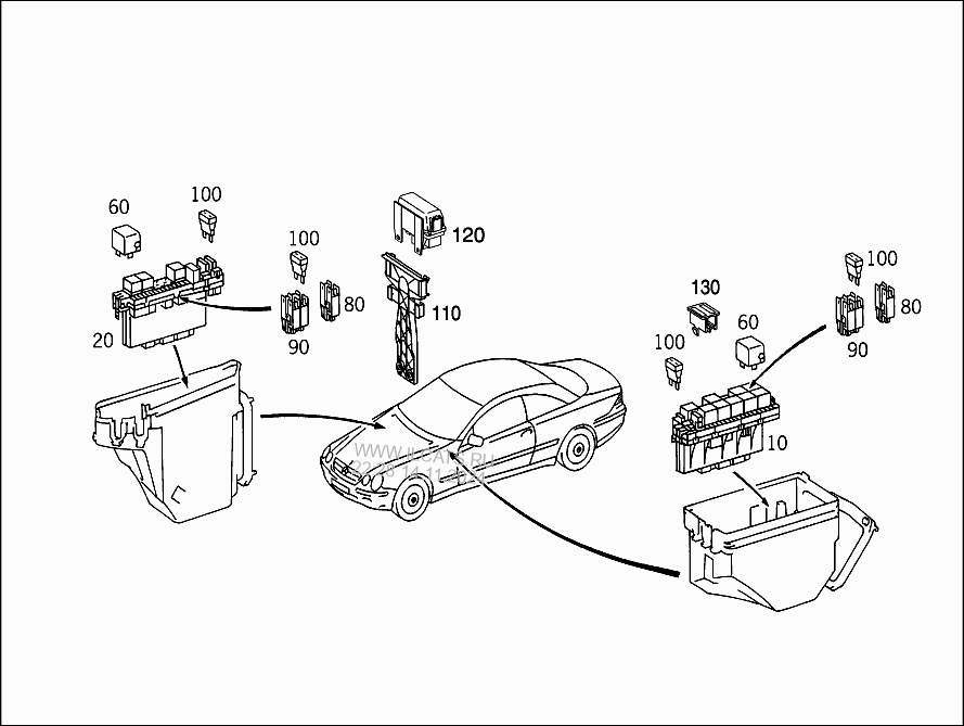 Mercede Cl Fuse Box Location - Wiring Diagram