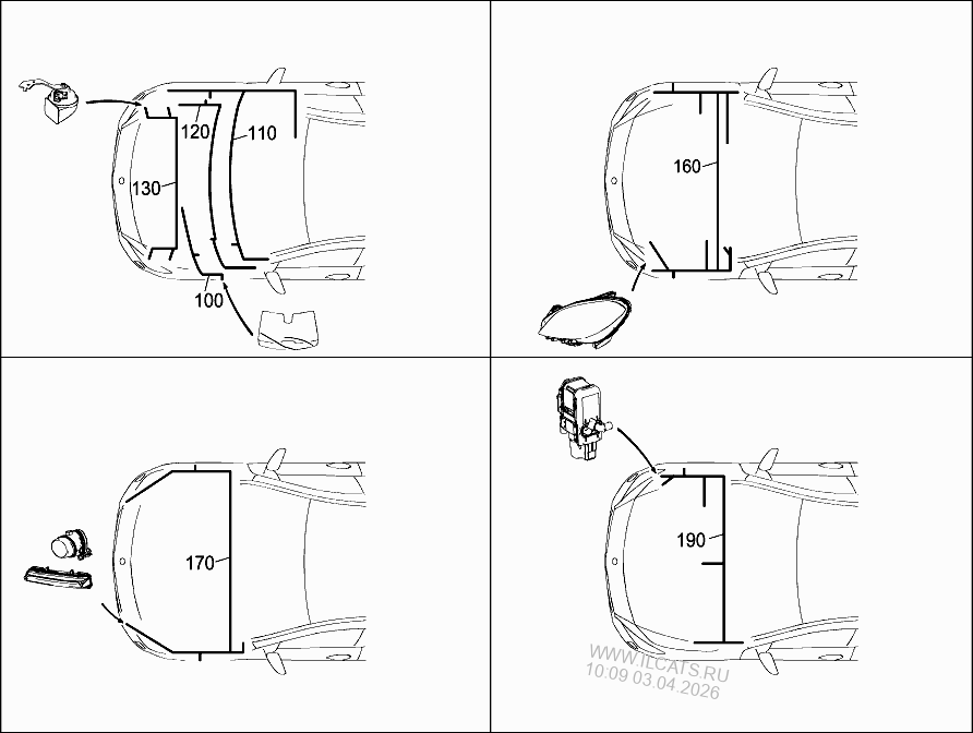 ENGINE CABLE HARNESS MERCEDES 600 SL / SL 600&(129076)