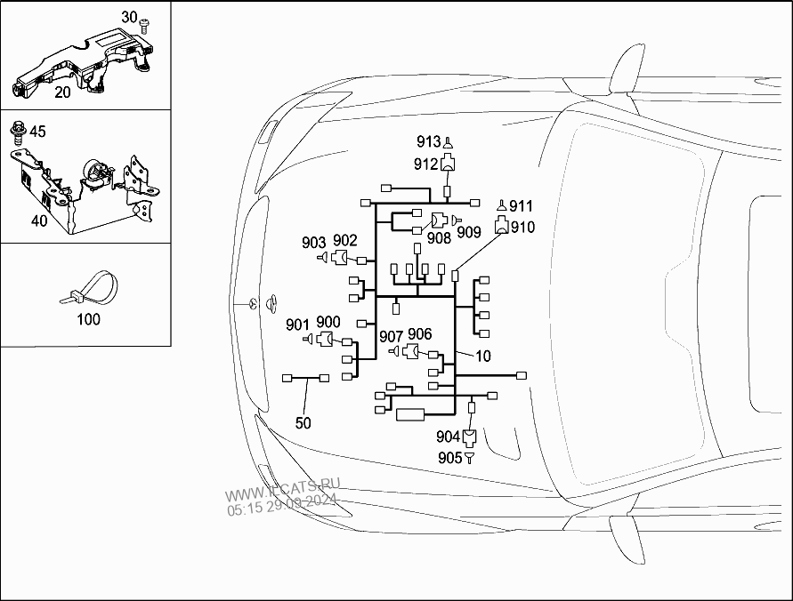 Mercede E200 Wiring Diagram