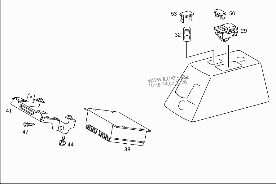 ЖГУТ ЭЛЕКТРОПРОВОДКИ ПЕРЕДНЕЙ ПАНЕЛИ MERCEDES 500 SE / S 500&(140050)