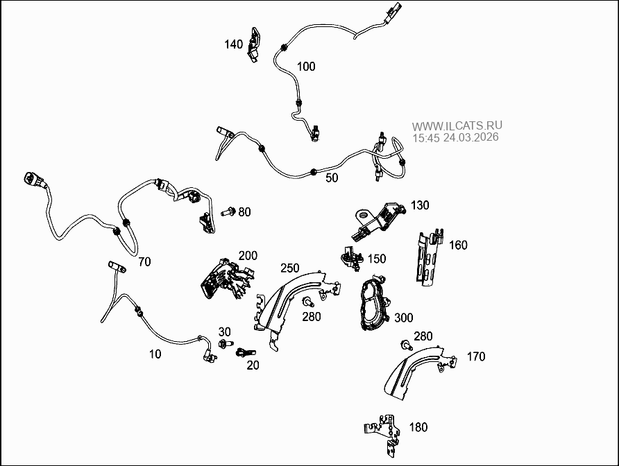ВЫКЛЮЧАТЕЛЬ MERCEDES C 220 USA&(202022)