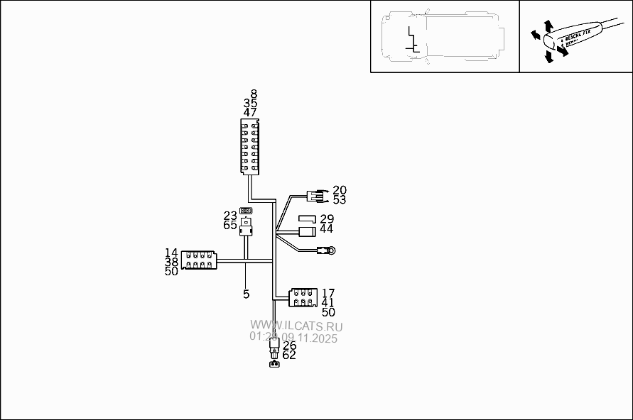 CRUISE CONTROL (TEMPOMAT) MERCEDES 350GD TURBO; G350 TURBODIESEL&(463321)