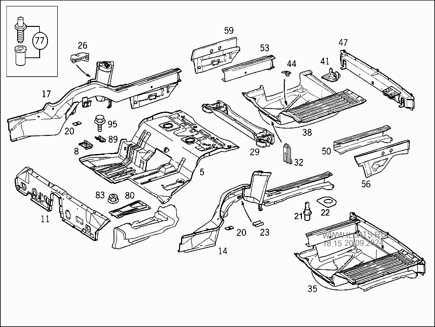 Взаимозаменяемость запчастей мерседес w210