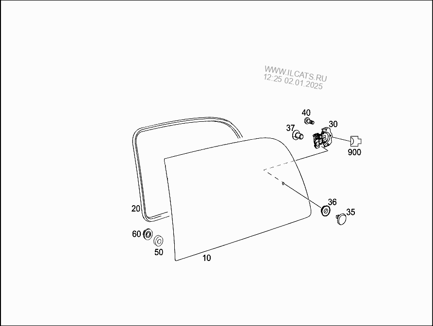 VENT WINDOWS MERCEDES KOMBI-WAGEN&(447701)