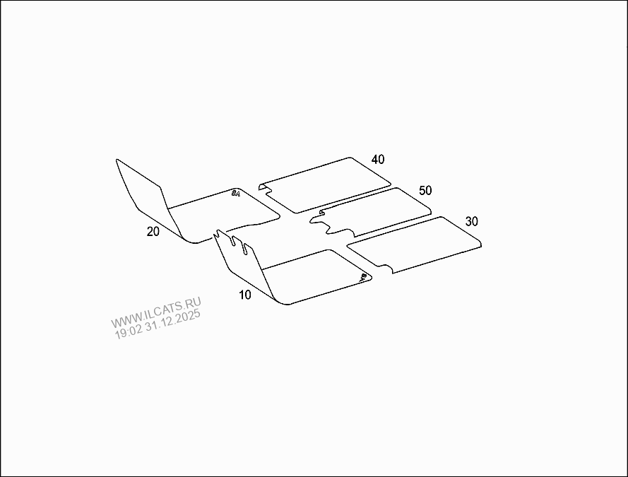 FLOOR MATS MERCEDES G63 AMG ECE&(463272)