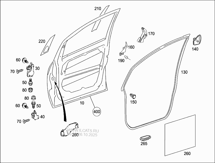FRONT DOORS MERCEDES A 160 CDI&(169006)