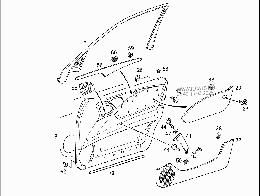 DOOR PANELLING MERCEDES &NBSP;(138996)