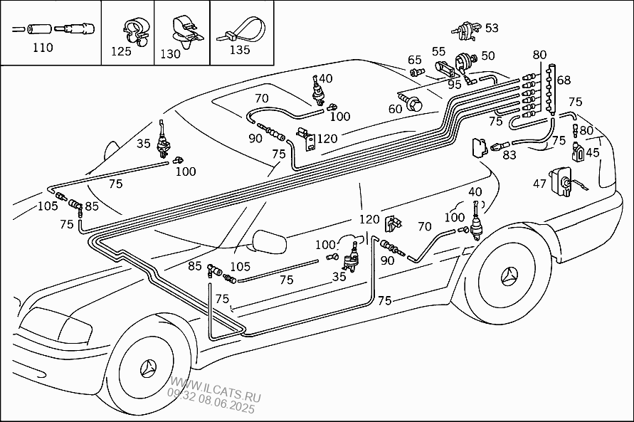 Схема мерседес w202