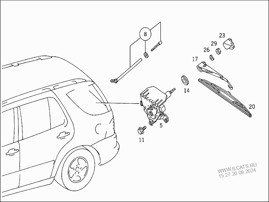 Поводок стеклоочистителя камаз 65115