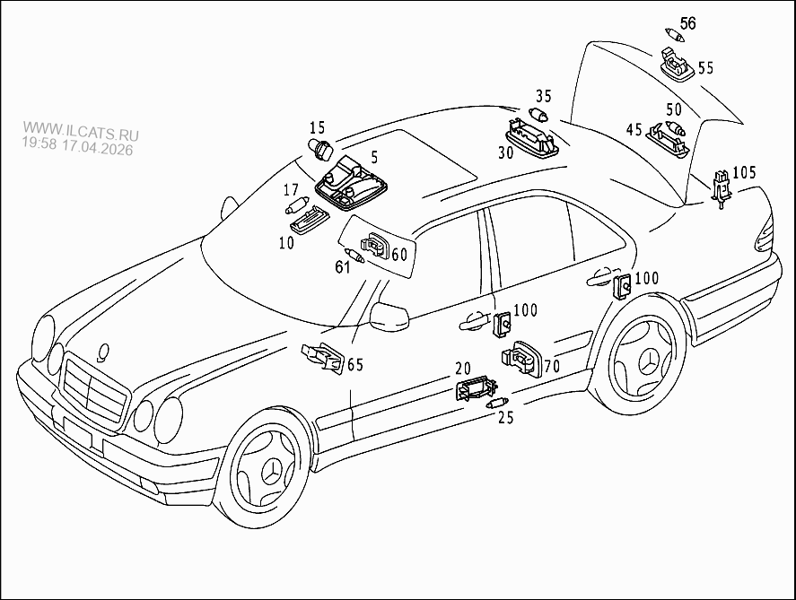 RADIO SET, RADIO ACCESSORIES,ANTENNA MERCEDES UGN NA&(405230)