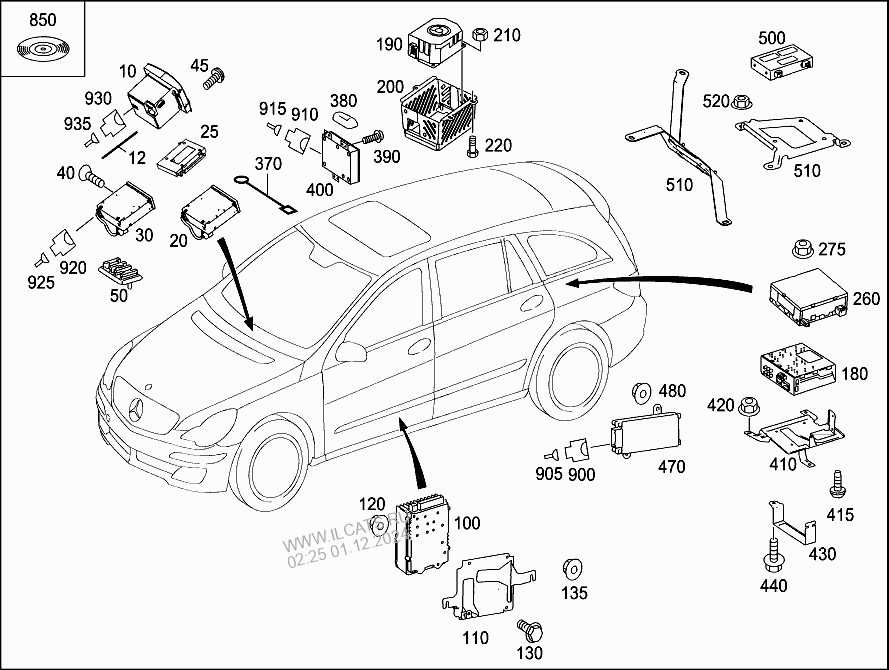 radio-remote-control-amplifier-and-cd-player-mercedes-r-350-4matic