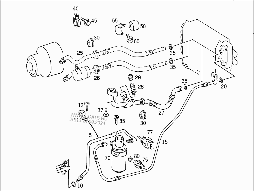 Схема компрессора w210