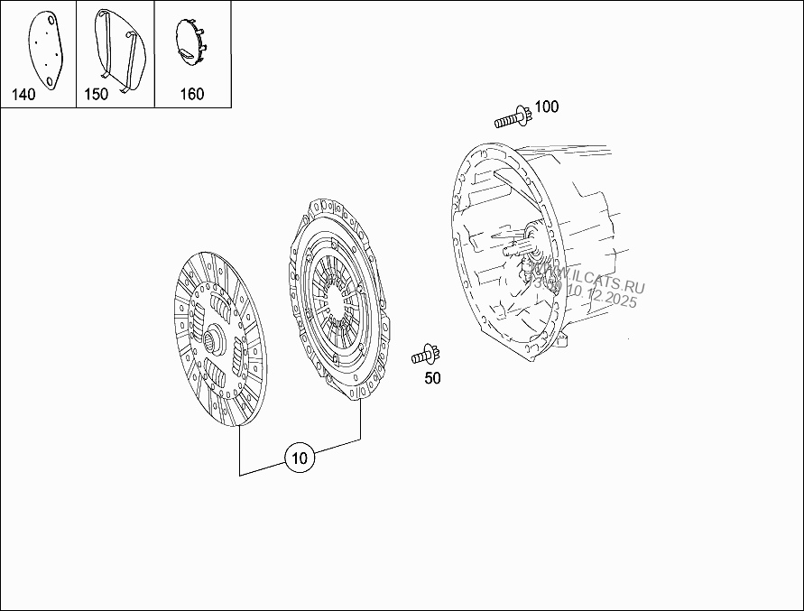 CLUTCH MERCEDES C 280 / C 300&(204054)