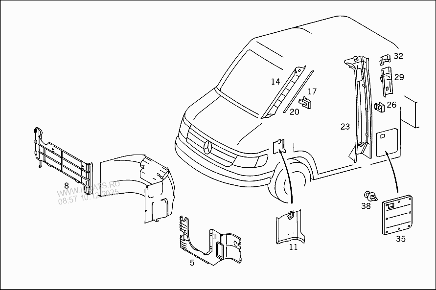 Mercedes Sprinter Body Parts Diagram Reviewmotors.co