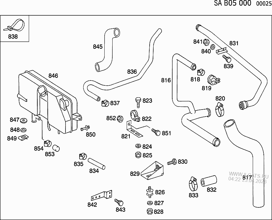 Engine Support Transmission Control Frame Suspension Propeller Shaft Brake Steering Fuel Exhaust Radiator Air Cleaner Electrical Parts Mercedes Oh 1418 Nbsp 3035