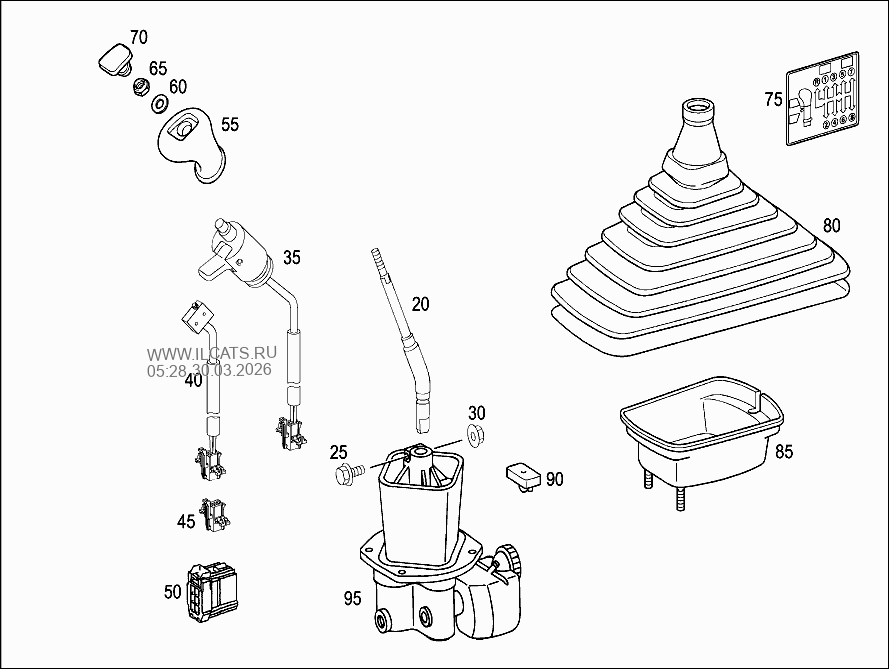 ЭЛЕКТРОПОДГОТОВКА ДЛЯ МУСОРОВОЗА, СТАНДАРТ 1501 MERCEDES 1225 AF, 1226 ...