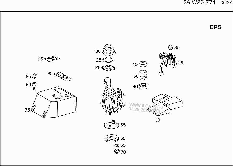 Transmission With Two Power Steering Pumps Mercedes 1628 S 1633 S 1635 S 28 S Nbsp 6113