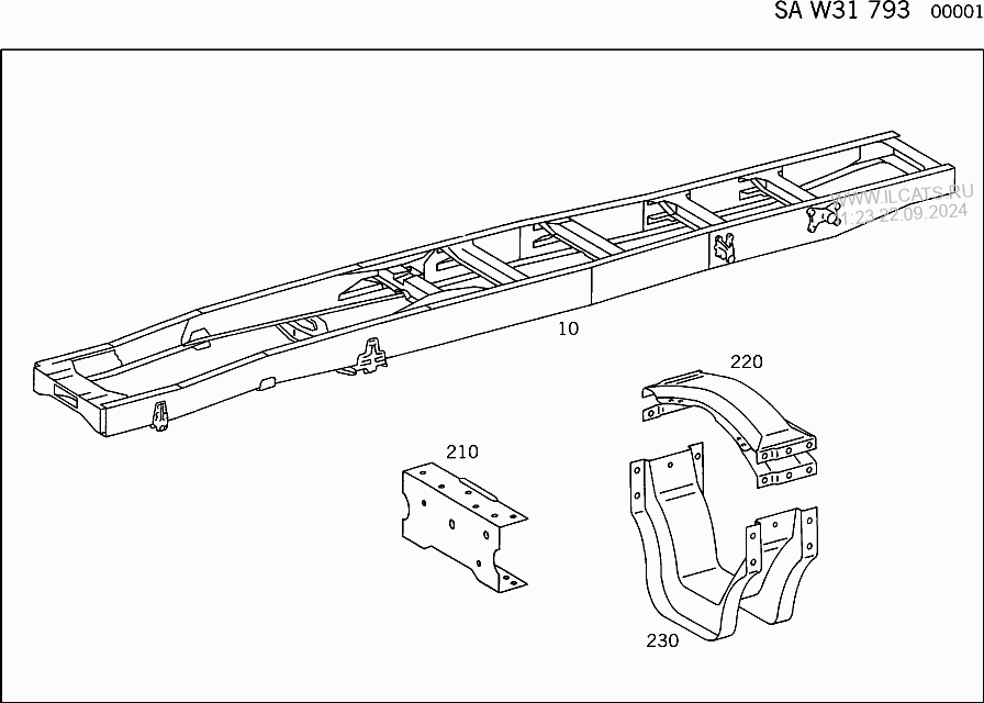 Рама 31. Ширина рамы Мерседес 814. Размеры рамы Мерседес т1.