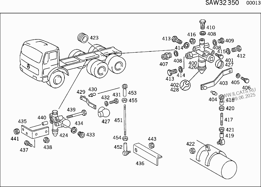 Тормозная система мерседес 814 схема